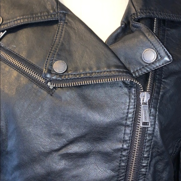 Black biker jacket - Picture 5 of 6